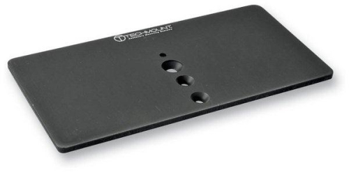 Techmount - Techmount Wide Top Plate - 2.5in. x 5in. - Black - 60996