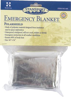 Stansport - Stansport Polarshield Emergency Blanket - Standard, Shirt Pocket Size - 645