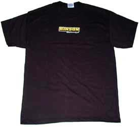 Hinson Racing - Hinson Racing Logo T-Shirt - AT001-BLK-L - Black - Large