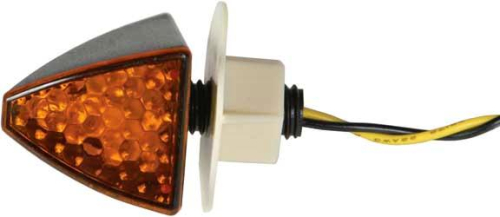 DMP - DMP LED Marker Lights - Black Fuse - Flush/Panel Mount - Amber Lens - 900-2032