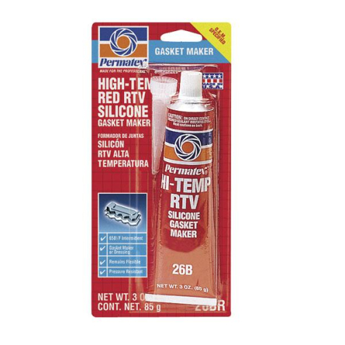 Permatex - Permatex High Temp RTV Silicone - 3oz. Tube - 81160