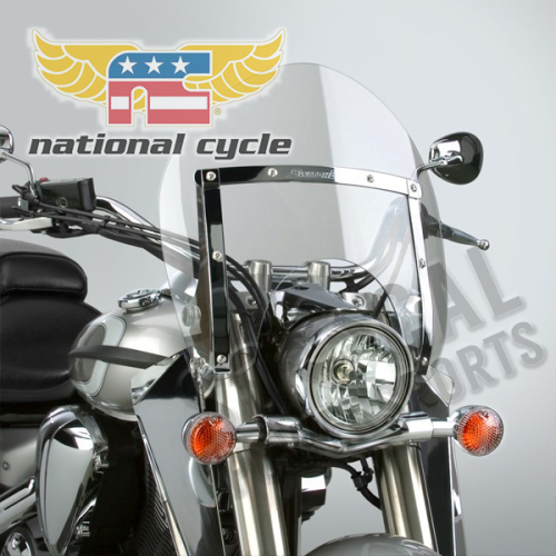 National Cycle - National Cycle SwitchBlade Shorty Windshield - Clear - N21713