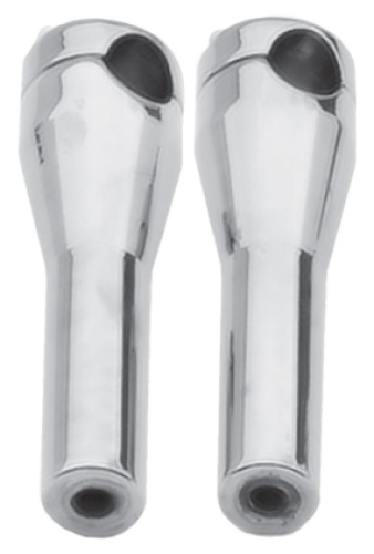 Paughco - Paughco Glide Style Risers - 6in. - Chrome - 351