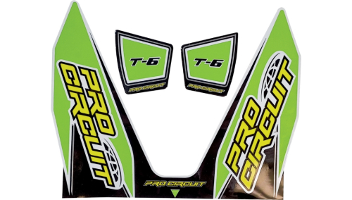 Pro Circuit - Pro Circuit T-6 Exhaust Decal - Green - DC22T6-GRN