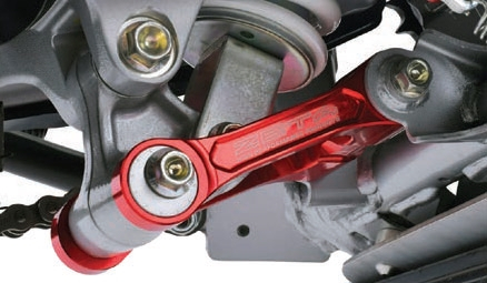 ZETA - ZETA Adjustable Lowering Link Kit  - Red - ZE56-01152