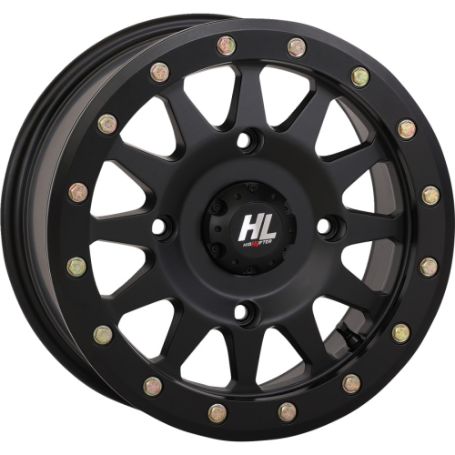 High Lifter Products - High Lifter Products HLA1 Beadlock Front/Rear Wheel - 15x7 - 5+2 Offset - 4/137 - Matte Black - 15HLA1-1437