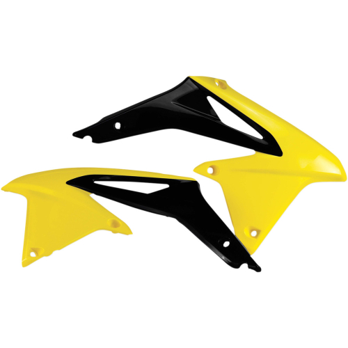 Acerbis - Acerbis Radiator Shrouds - Yellow/Black - 2113861017