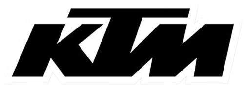 Factory Effex - Factory Effex Die Cut Sticker - 1ft. Logo - KTM - Black - 19-94552
