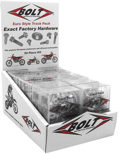 Bolt MC Hardware - Bolt MC Hardware Euro Style Track Pack - 48EUTP