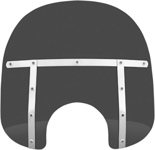 Memphis Shades - Memphis Shades Memphis Fats Windshield (7in. Cutout) - 15in. - Dark Black Smoke - MEM31210
