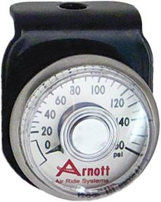 Arnott - Arnott Pressure Gauge - Black - K-2635