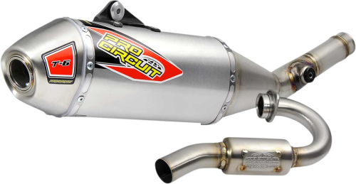 Pro Circuit - Pro Circuit T-6 4-Stroke Exhaust System - Stainless - 0122125G