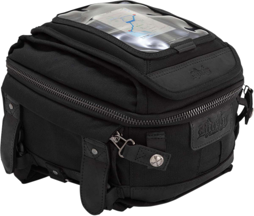 Burly Brand - Burly Brand Voyager Tail/Tank Bag with Map Pocket - B15-1010B