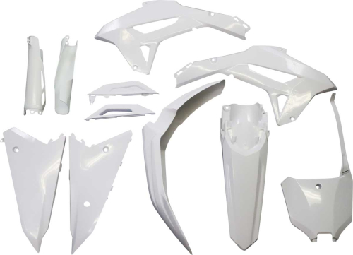 Acerbis - Acerbis Full Plastic Kit - White - 2858920002