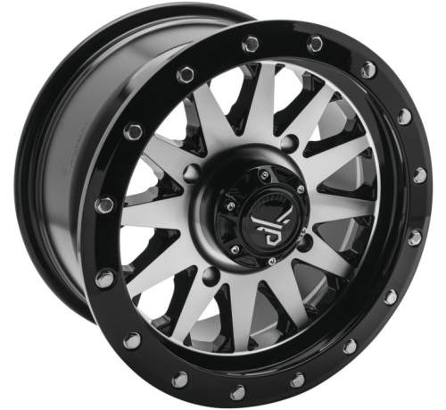 QuadBoss - QuadBoss Wagon Wheel - 20x7 - 4+3 - 4/137 - Gloss Black/Milled - RT-GW106207137BMIA