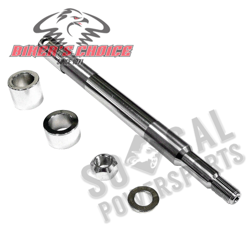 Bikers Choice - Bikers Choice Front Axle with Hardware - 12-1/2in. - 601422