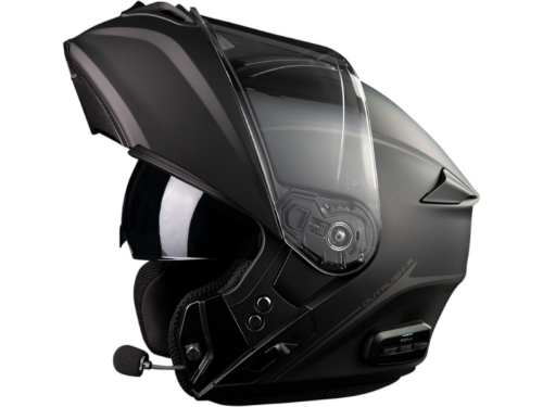 SENA - SENA Outrush R Helmet - OUTRUSHR-MB00L3 - Matte Black - Large