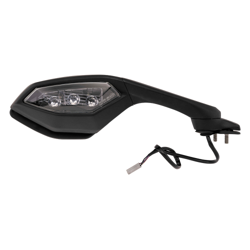 BikeMaster - BikeMaster OEM Replacement Mirror - Right - Black - 600554