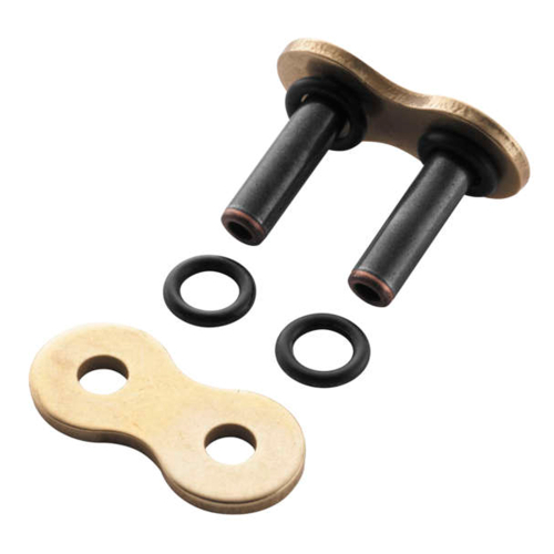 BikeMaster - BikeMaster Rivet Connecting Link for 525 BMOR Series O-Ring Chain - Gold - 197278