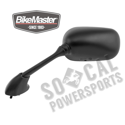 BikeMaster - BikeMaster OEM Replacement Mirror - Left - Black - 600483