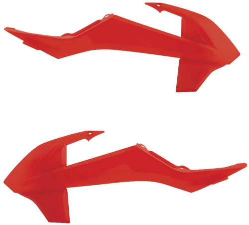 Acerbis - Acerbis Radiator Shrouds - Fluorescent Orange - 2449704617