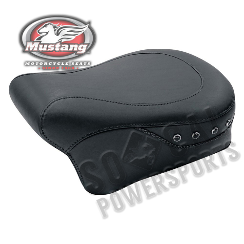 Mustang - Mustang Super Wide Studded Rear Seat - Black Studs - 11in. - 75469