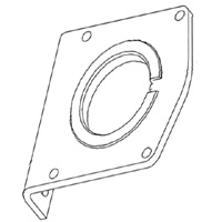Warn - Warn Drum Support for A2000CL Winch - 21665