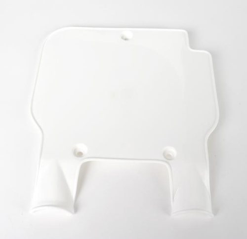 UFO Plastics - UFO Plastics Front Number Plate - White - HU03355041