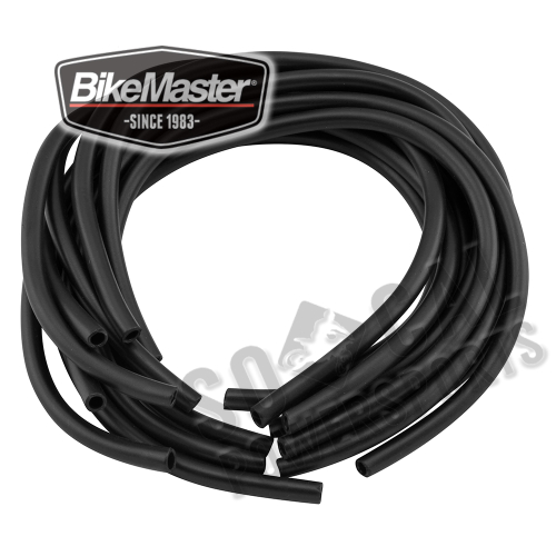 BikeMaster - BikeMaster Gas Cap Vent Hose Replacement Kit - Black - 150323