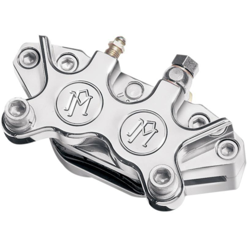 Performance Machine - Performance Machine Replacement 4 Piston Caliper for Classic Caliper Kits 125 x 4R - Chrome - 0052-2400-SMB