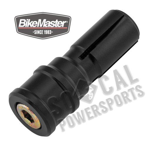BikeMaster - BikeMaster Bar End Mirror Adapter - 7/8in. - Black - 152142