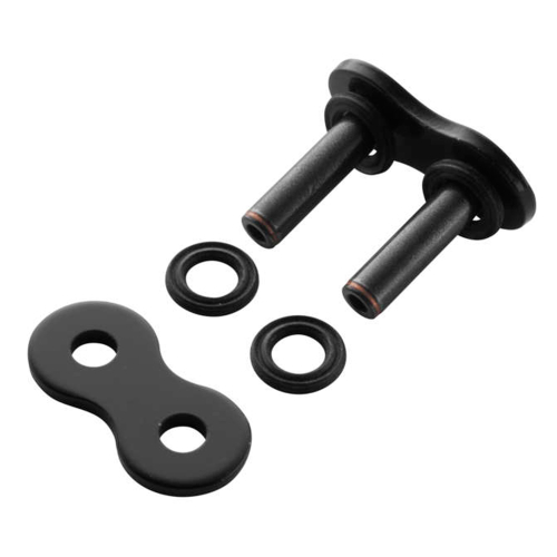 BikeMaster - BikeMaster Rivet Connecting Link for 525 BMOR Series O-Ring Chain - Black - 197277