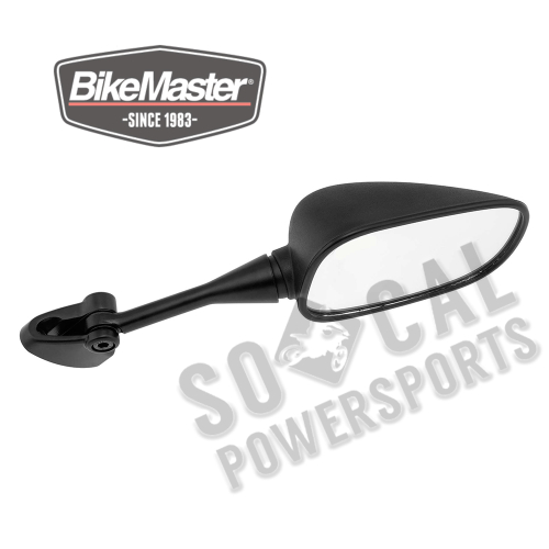 BikeMaster - BikeMaster OEM Replacement Mirror - Right - Black - 600490