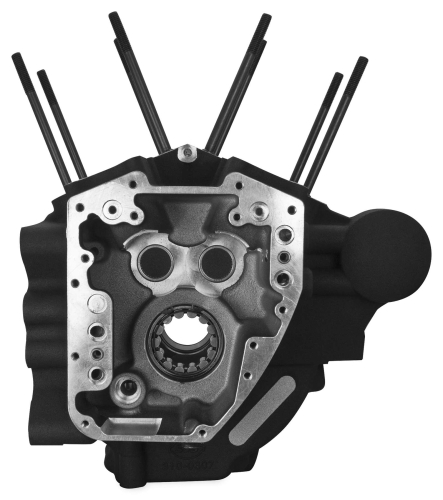 S&S Cycle - S&S Cycle Super Stock T2 Crankcase - 4-3/8in. Bore - Wrinkle Black - 310-0859