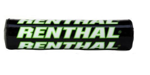 Renthal - Renthal Team Issue Mini SX Crossbar Pad - 8.5in./205mm - Black/White/Green - P292