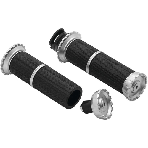 Kuryakyn - Kuryakyn Riot Grips - Silver - 3588
