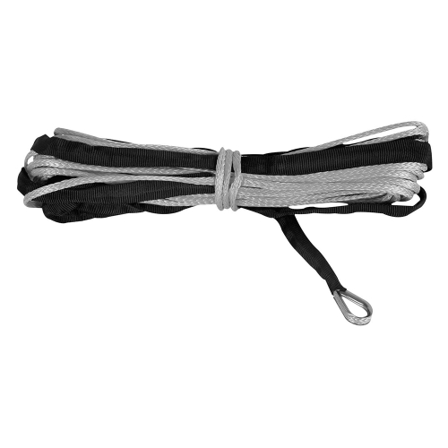 QuadBoss - QuadBoss Dyneema Rope for 2500lb. Winch- 39ft. x 3/16in. - GREY DYNEEMA 39X3/16