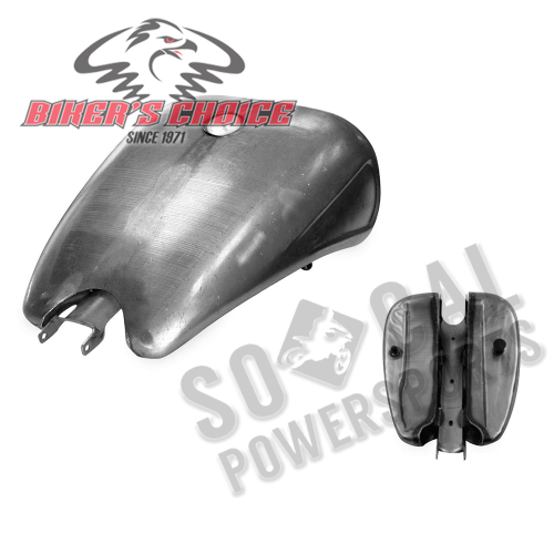 Bikers Choice - Bikers Choice 2in. Stretched Steel Gas Tank - 4 Gal. - 482940