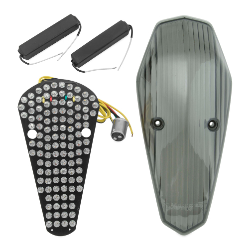 BikeMaster - BikeMaster Integrated Taillight - Smoke Lens - 261711