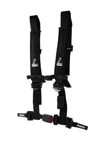 Dragonfire Racing - Dragonfire Racing EZ Adjust Harness Restraints - 3in. - Black - 14-0802