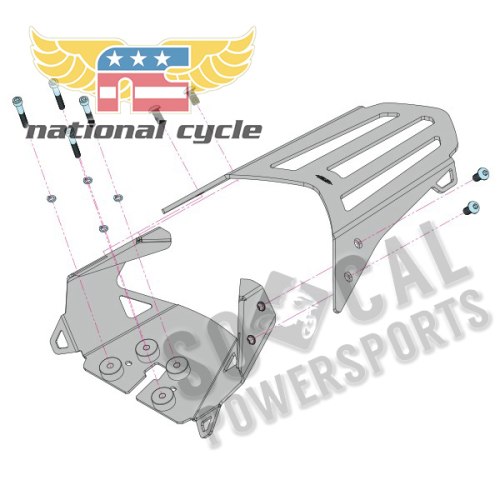 National Cycle - National Cycle Aluminum Luggage Rack - P9303