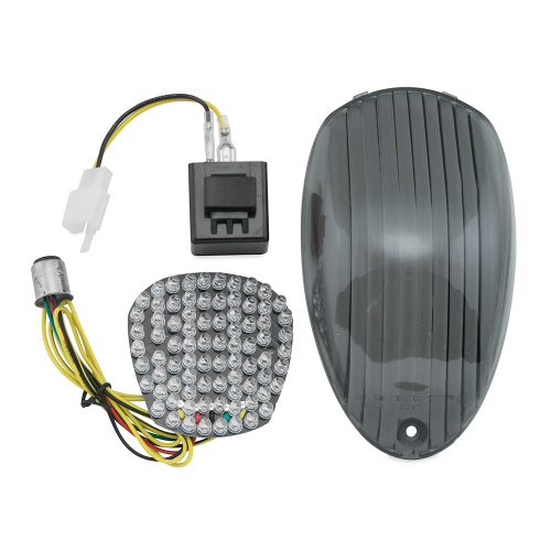 BikeMaster - BikeMaster Integrated Taillight - Smoke Lens - 261735