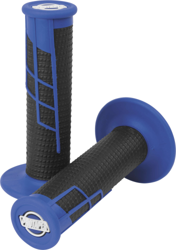 ProTaper - ProTaper Clamp-On Half Waffle Grips - Blue/Black - 021663