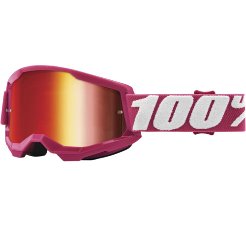100% - 100% Strata 2 Fletcher Goggles - 50028-00010 - Fletcher / Red Mirror Lens - OSFM