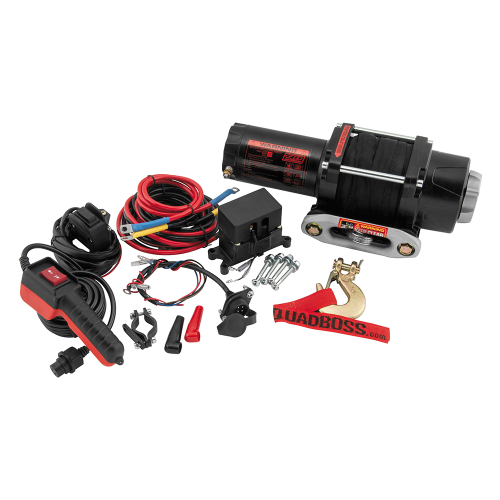 QuadBoss - QuadBoss 3500lb Winch with Dyneema Rope - RP35WS