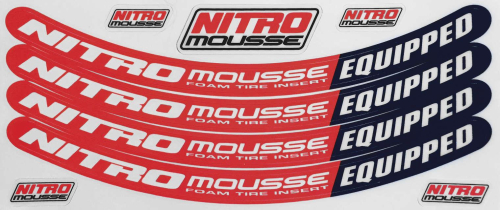 Nuetech - Nuetech NitroMousse Dayglo Sticker Kit - NMSK1