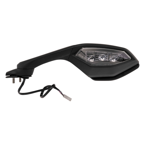 BikeMaster - BikeMaster OEM Replacement Mirror - Left - Black - 600555