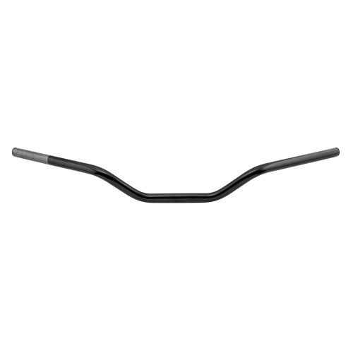 BikeMaster - BikeMaster 7/8in. European Bend Handlebar - Black - 110531