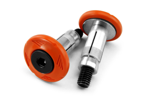 Cycra - Cycra Grip Armor Bar End Protectors - Orange - 1CYC-0010-22