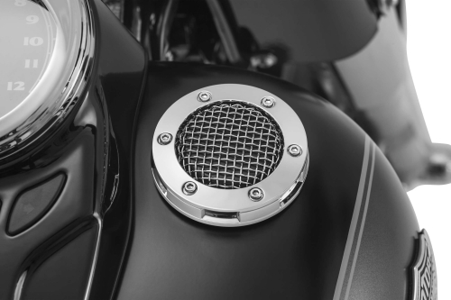 Kuryakyn - Kuryakyn Mesh Gas Cap - Chrome - 6548